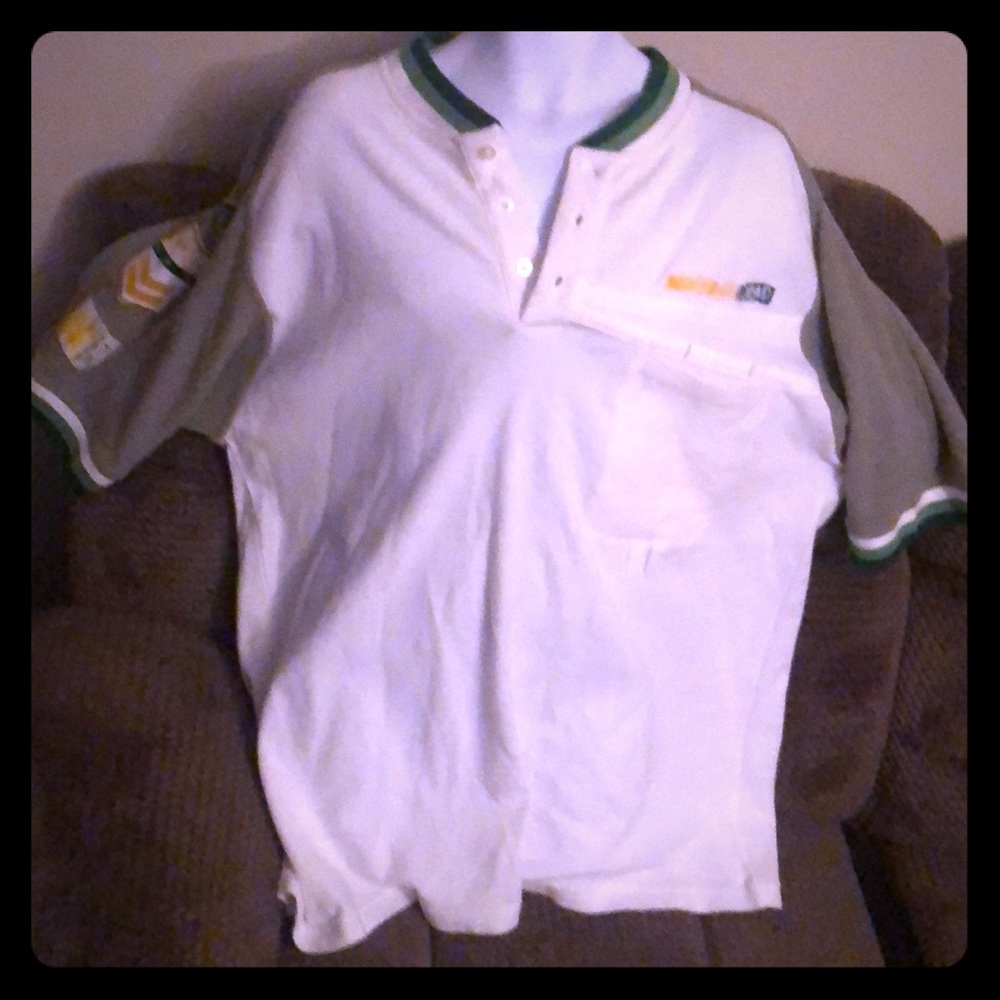 Le Jean De Marithe Francois Girbaud waffle shirt